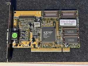 Vintage PCI Video Card S3 Trio64V+ 1MB VRAM tested and working 100% - Picture 1 of 3