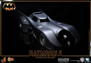 Hot Toys Batmobile Batman 1989 1/6 MMS170 Sideshow 2017 Sixth scale RARE - Foto 1 di 7