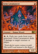 Grim Lavamancer | EX | M12 | Magic MTG