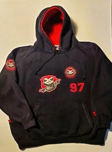 Vintage Johnny Blaze Heavy Hoodie Embroidered JBLAZE97 streetwear Wu Tang  2XL - Picture 1 of 11