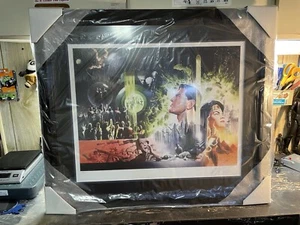SIDESHOW ALEX ROSS signierte Geschichte des DC-Universums JLA KUNSTDRUCK gerahmt #2/175 - Bild 1 von 10