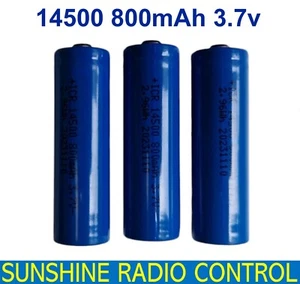 14500 Rechargeable Lithium Batteries GENUINE 3.7v 800mAh Li-Ion Cell Battery UK - Picture 1 of 11