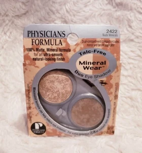 PHYSICIANS FORMULA Mineral Wear Eye Shadow Duo 2422 NUDE MINERALS 0.12 oz 3.4 g - Picture 1 of 4