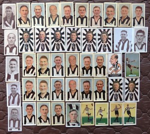 Vintage 1930s VFL Football Cards: COLLINGWOOD MAGPIES - Pick-A-Card (from list)