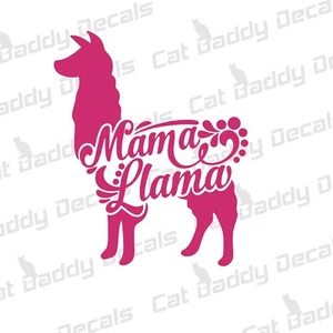 💕 Mama Lama Mama Geschenk Aufkleber Vinyl schneller kostenloser Versand 📫 Kaufen Sie 2 erhalten Sie 1 gratis - Bild 1 von 4