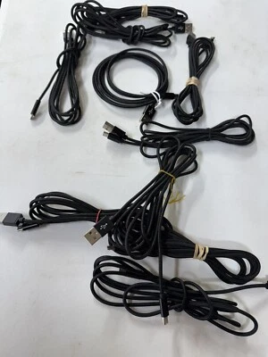 10 Total/ Samsung Galaxy S7 S6 Edge+PS4 Micro USB Cable Fast Charging Cord 6ft - Image 1 of 4