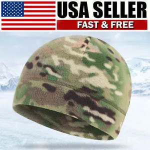 Military Tactical Skull Cap Winter Warm Fleece Windproof Ski Beanie Hats US - Picture 1 of 5