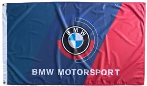 BMW Flag Large Knitted Polyester Collectable Mancave Motorsport Flag 150 x 90cm - Picture 1 of 4