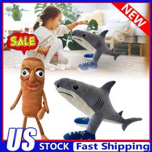 Tung Tung Sahur Italian Brainrot Wooden Stick Plush&Tralalero Tralala Plush Toy - Picture 1 of 12