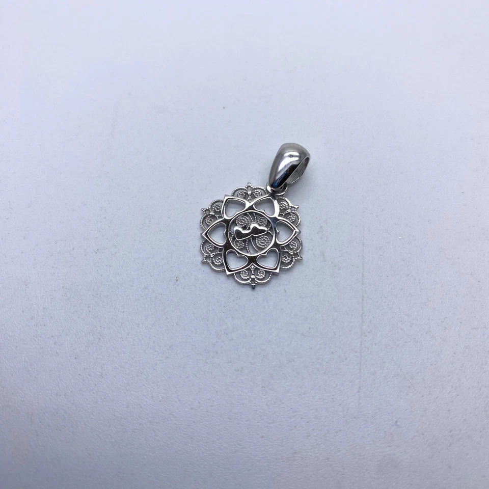 CIONDOLO ARGENTO 925, la presentosa gioiello artigianale tipico d' Abruzzo P236 - Immagine 1 di 1