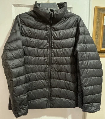 Chaqueta acolchada Uniqlo para mujer talla XXL negra plumón cremallera completa ligera empaquetable Foto 1 de 4