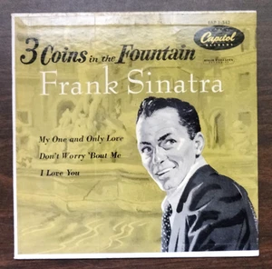 FRANK SINATRA - 3 Coins in the Fountain - 1956 Picture Sleeve  - 45 record - Imagen 1 de 4