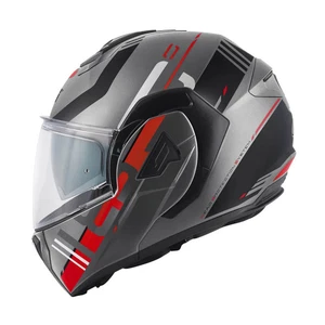Casco Modulare GIVI X30 Pulsar Titanio Opaco Nero Rosso ECE 22/06 - Imagen 1 de 2