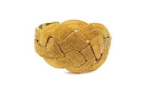 Pulsera Vintage Malla Tono Dorado 7" - Imagen 1 de 8