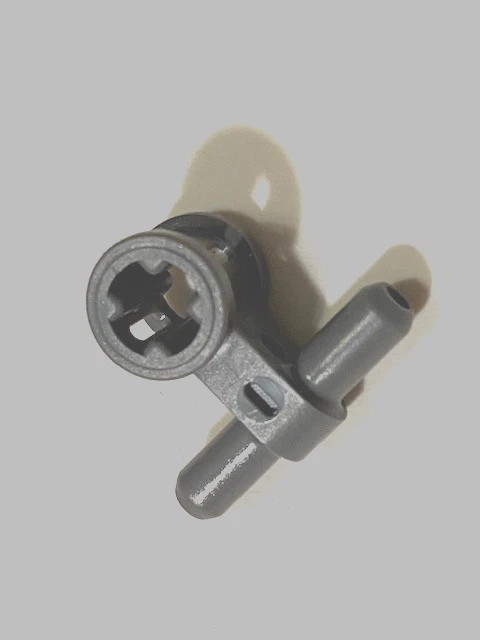 LEGO Technic Parts: Pneumatic Hose and Axle Connector, #99021, Dark Bluish Gray - Image 1 of 1