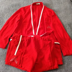 Gerflo's JapJap Shorts Jacket/Belt Swimming Suit Men M Medium 34-36 60s Vintage - Picture 1 of 13