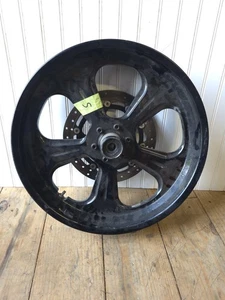 RUEDA DE LLANTA DELANTERA AFTERMARKET 19" CON ROTOR RECTO!! ¡INSTALACIÓN DESCONOCIDA!! - Imagen 1 de 17