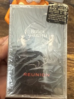 BLACK SABBATH ‎– Reunion  1998 1st US  2 x cassette slipcase box  SEALED!! RARE! - Image 1 of 4
