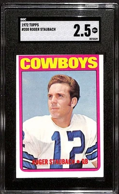 Roger Staubach 1972 Topps #200 patio radiocontrol SGC 2,5 bueno+ C96855 Foto 1 de 3