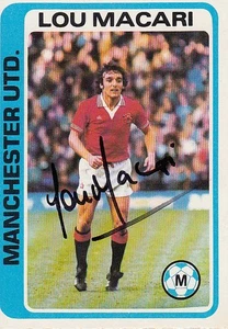 Vintage SIGNED TOPPS 1979/80 Trading Card LOU MACARI MAN UNITED - Picture 1 of 1