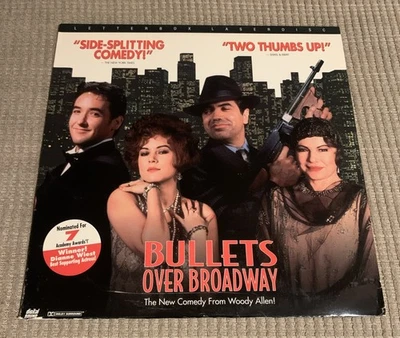 Bullets Over Broadway (Laserdisc) Widescreen John Cusack Chazz Palminteri RARE! - Imagem 1 de 2