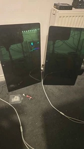 2X Apple Thunderbolt LED Cinema Display A1407 27" working but damaged glass - Picture 1 of 10