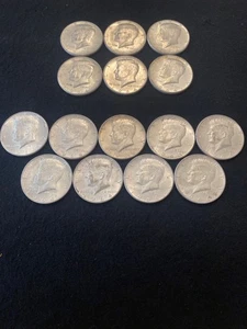 1964 P & D mint Marks JFK John F Kennedy 90% Silver Half Dollar 50c - Picture 1 of 2