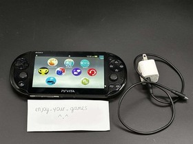Sony PS Vita LED PCH-2000/2001 Black Model WIFI with Charger - SHIP IN 1-DAY