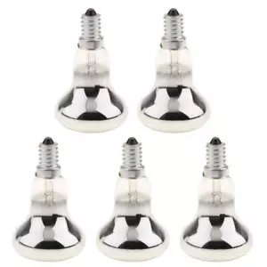 5x R50 E14 Lamp Reflector Clear Light Bulb Spotlight Replace Bulb 40W - Picture 1 of 11