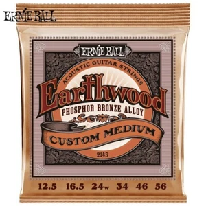 Cuerdas para guitarra acústica Ernie Ball Earthwood Phosphor Brnze luz personalizada 12,5-56 - Imagen 1 de 1