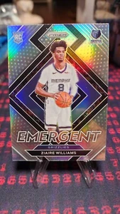 2021-22 Panini Prizm Emergent Silver Halo #20 Ziaire Williams RC Grizzlies - Picture 1 of 2