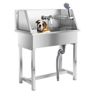 Dog Grooming Tub Stainless Stee With Faucet And Accessories For Dog Washing HLB- - Picture 1 of 8
