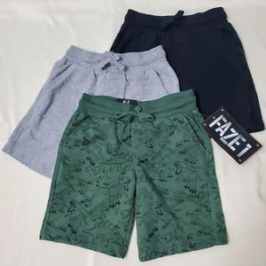 Faze1 Shorts Jungen Größe 4 Dinosaurier grün schwarz grau Freizeithose - Bild 1 von 11