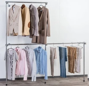 Kleiderständer,Wandregal,Kleiderstange,Gardeobe,Dachschräge,Ankleidezimmer W 08 - Bild 1 von 6