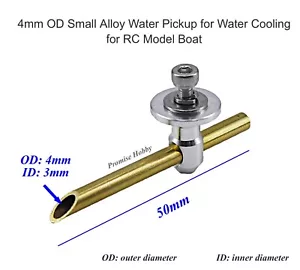 Alloy Water Pickup for Water Cooling for Marine RC Model Boat - Picture 1 of 3