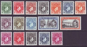 Juego Nigeria 1938 SC 53-68 MH - Imagen 1 de 2