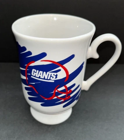 Papel New York NY Giants NFL Football Vintage Cafe Giants Ceramic Mug - 4.5" Cover