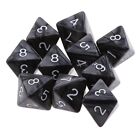 10Pcs/set D8 Colored Polyhedral Dice 8-sided Game Dice DND Dice  TRPG DND