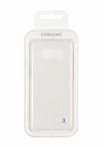 COVER CUSTODIA ORIGINALE SAMSUNG per GALAXY S8 PLUS SM-G955 BIANCO CLEAR CASE - Foto 1 di 1