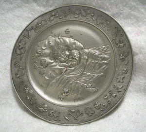 Vintage Hallmark Zinn Teller 1988, Clement Moore, Mary Hamilton - Bild 1 von 7