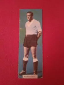 collectible card of the great Uruguayan soccer player Burgeño world champion1950 - Picture 1 of 2