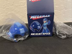 Mega Man Mini Helmet Replica - BLUE Mega Buster - Capcom LootCrate Exclusive - Picture 1 of 1