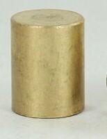 Lot Of 2 Brass Nickel Finish Threaded Knurled Lock Nut 27ips 1/8F 3/4'' Diameter 