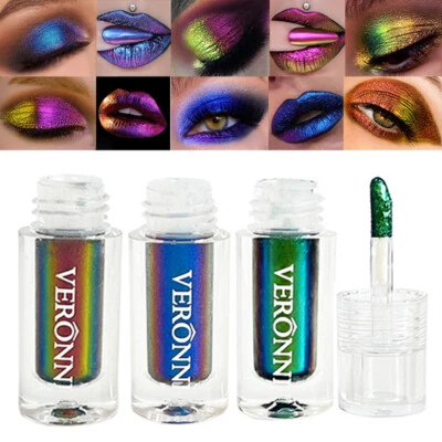 Ombretto Liquido Perlescente Trucco Occhi Camaleonti Metallici Eyeliner ☆ - Immagine 1 di 4