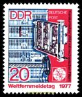 EBS East Germany DDR 1977 - World Telecommunication Day - Michel 2223 - MNH**