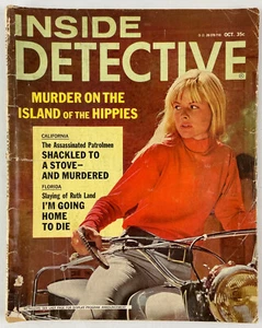 Inside Detective Magazine, October 1967, Vintage True Crime Stories, Pulp - Imagen 1 de 6