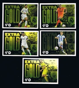 PANINI STICKERS LIGA ESTE 2024-25 EXTRA GOLD LAMINE YAMAL  MBAPPE PEDRI NICO - Imagen 1 de 14
