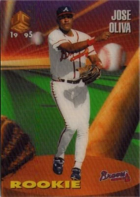 1995 Sportflix UC3 #113 Jose Oliva Atlanta Braves - Image 1 of 2