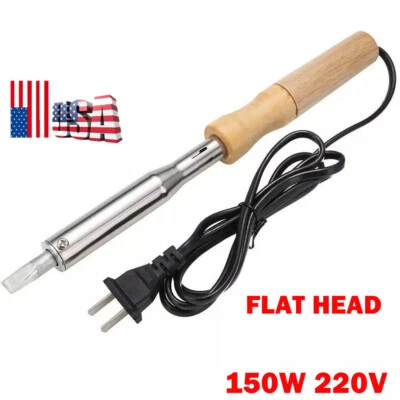 Caneta de solda 150W 220V ferro de solda elétrico ponta cinzel ferramenta de solda QUENTE - Imagem 1 de 4