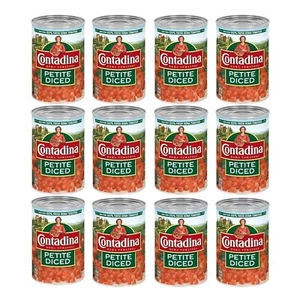 Petite Cut Diced Tomatoes, 14.5 Oz (Pack Of 12 Cans) - Picture 1 of 7